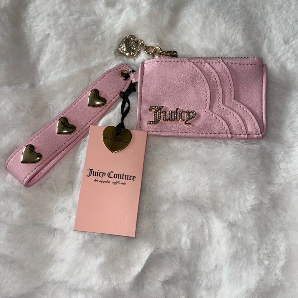 💖💖Juicy Couture  starstruck elongated Light Pink Card Holder 💖💖